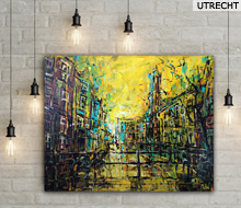 Schilderij Utrecht – Gaardbrug