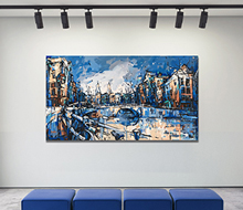 Schilderij Spiegelgracht Rijksmuseum
